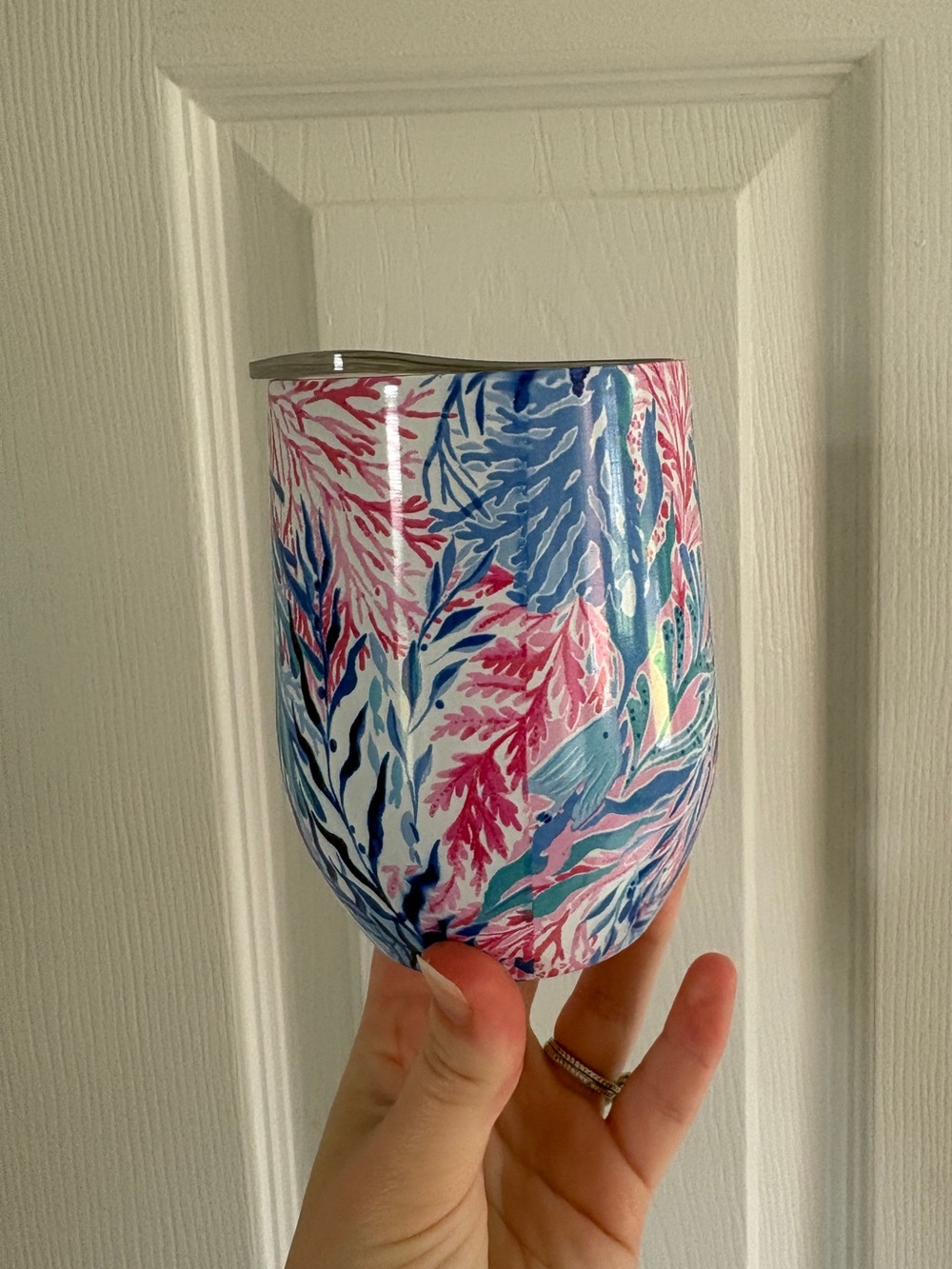 Lilly Pulitzer Insulated Stemless Tumbler - Pink & Blue